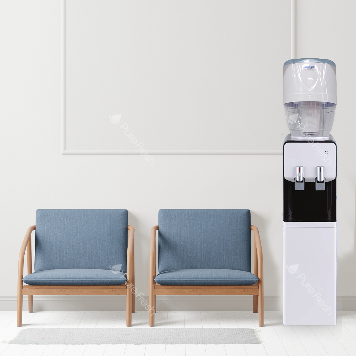 fontaine à eau sans branchement - aquafresh - fontaine avec bonbonne