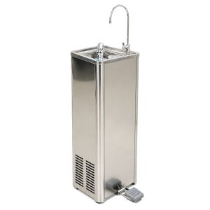 FONTAINE A EAU AQUAFRESH EN INOX AVEC PEDALE