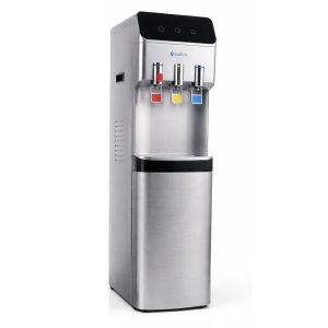 FONTAINE A EAU AQUALUXE ARGENTÉE