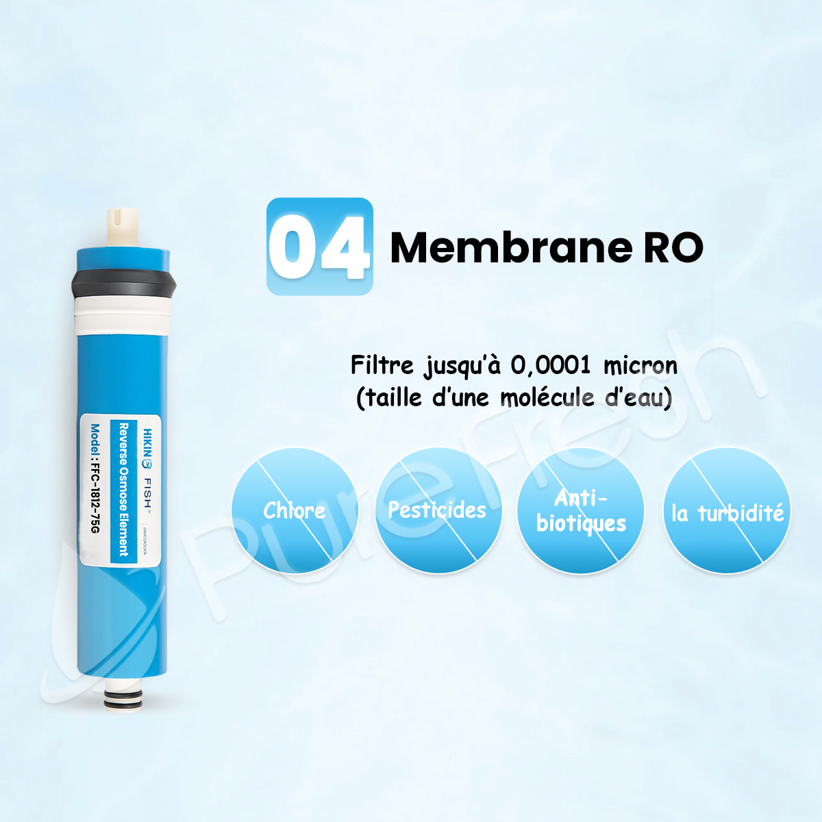 eco pure - pure fresh - osmoseur compact - filtre a eau compact - filtre a eau maroc 