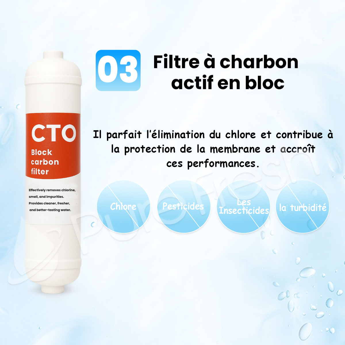 eco pure - pure fresh - osmoseur compact - filtre a eau compact - filtre a eau maroc 