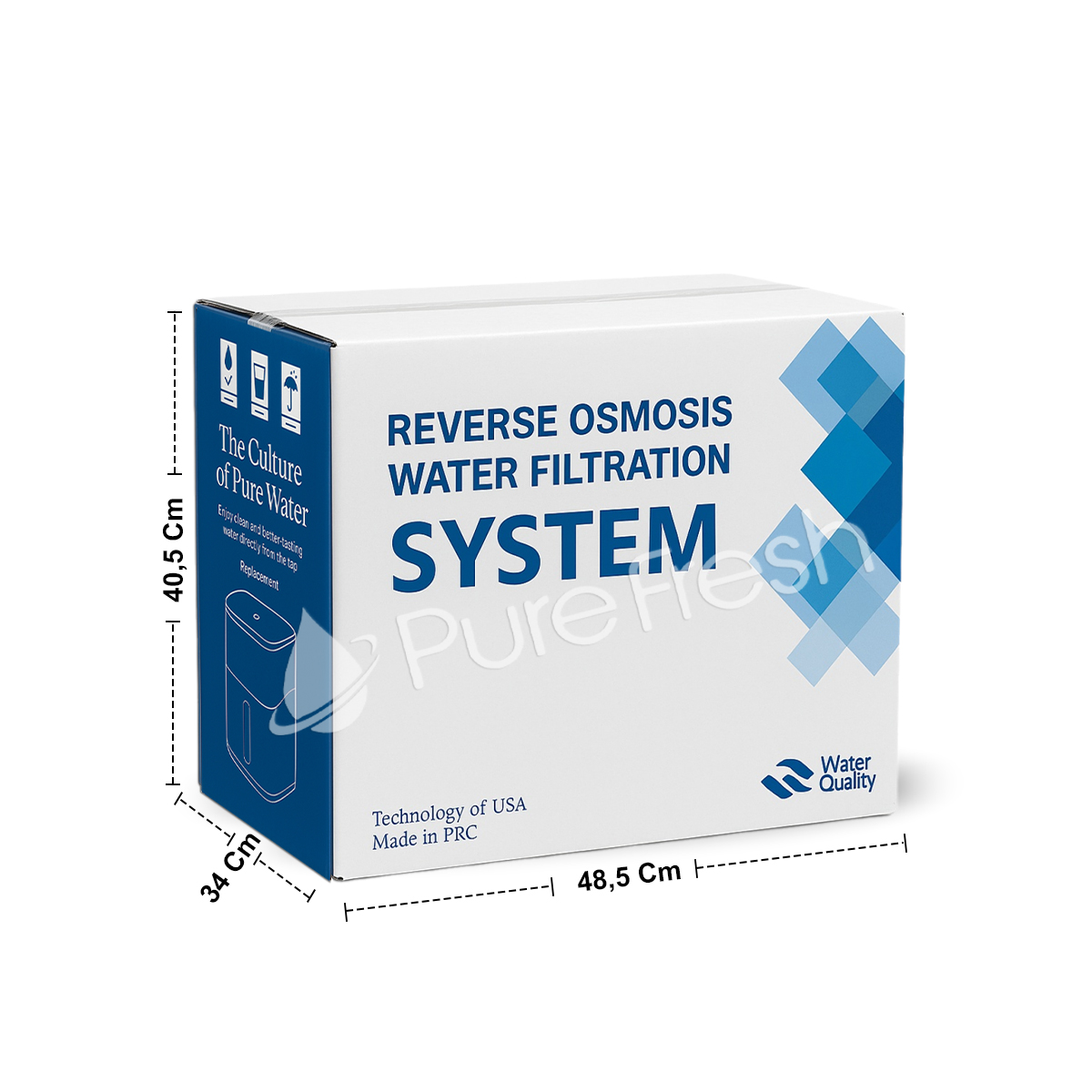 eco pure - pure fresh - osmoseur compact - filtre a eau compact - filtre a eau maroc 